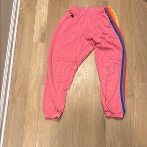 Pink Aviator Nation Joggers
